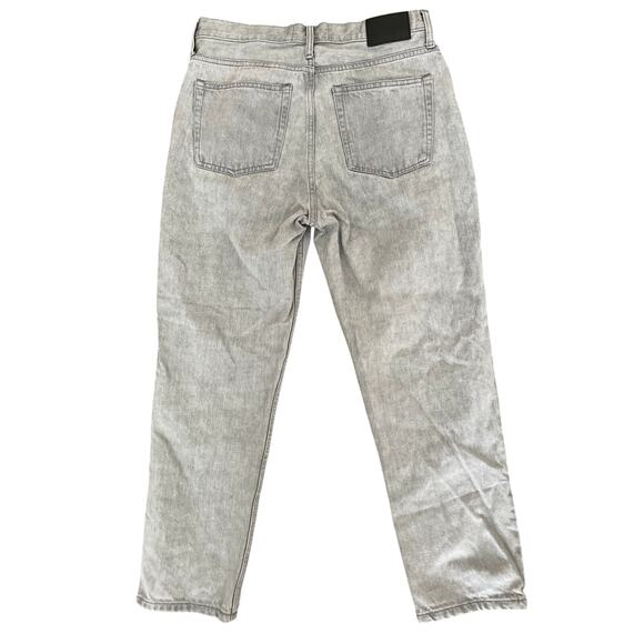 Everlane Jeans 90s Cheeky Jeans Womens Button Fly Gray 29 Crop - Picture 2 of 5